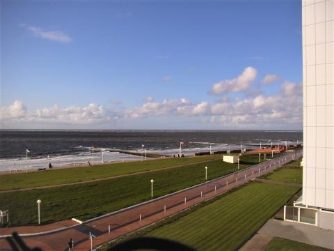 Balkon mit Blick auf die Kaiserwiese