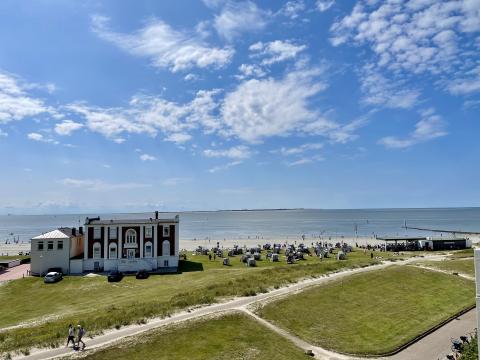 Meerblick Norderney: Viktoriastraße Haus Seelord am Weststrand