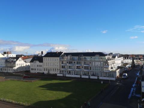 Blick Richtung Stadt und Festland