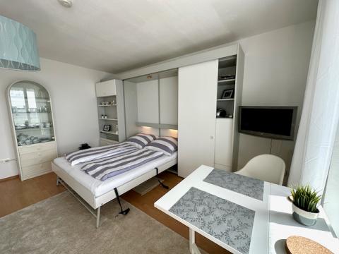 Schlafbereich im Wohnraum